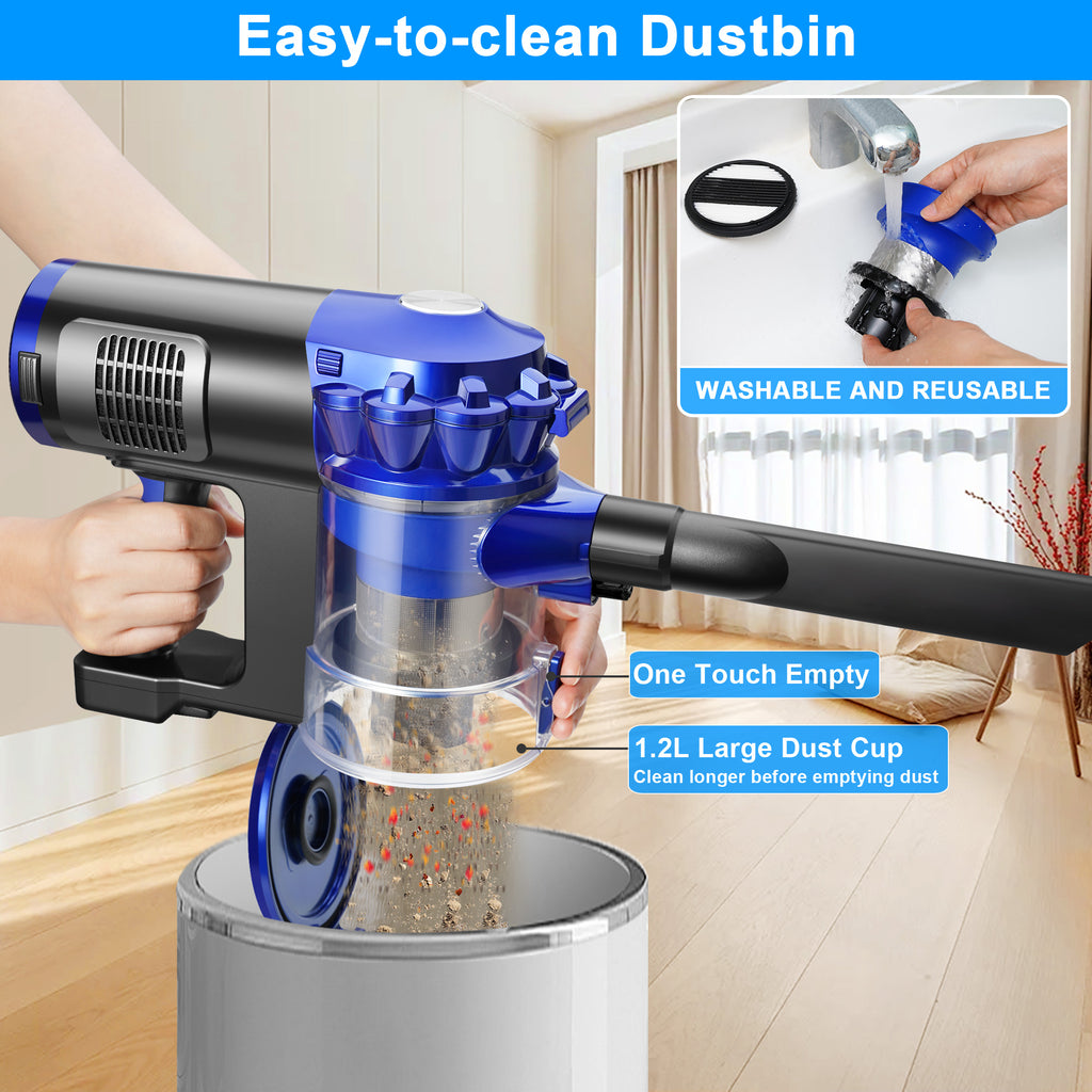 iwoly D300 Cordless Vacuum Cleaner Brushless Rechargeable